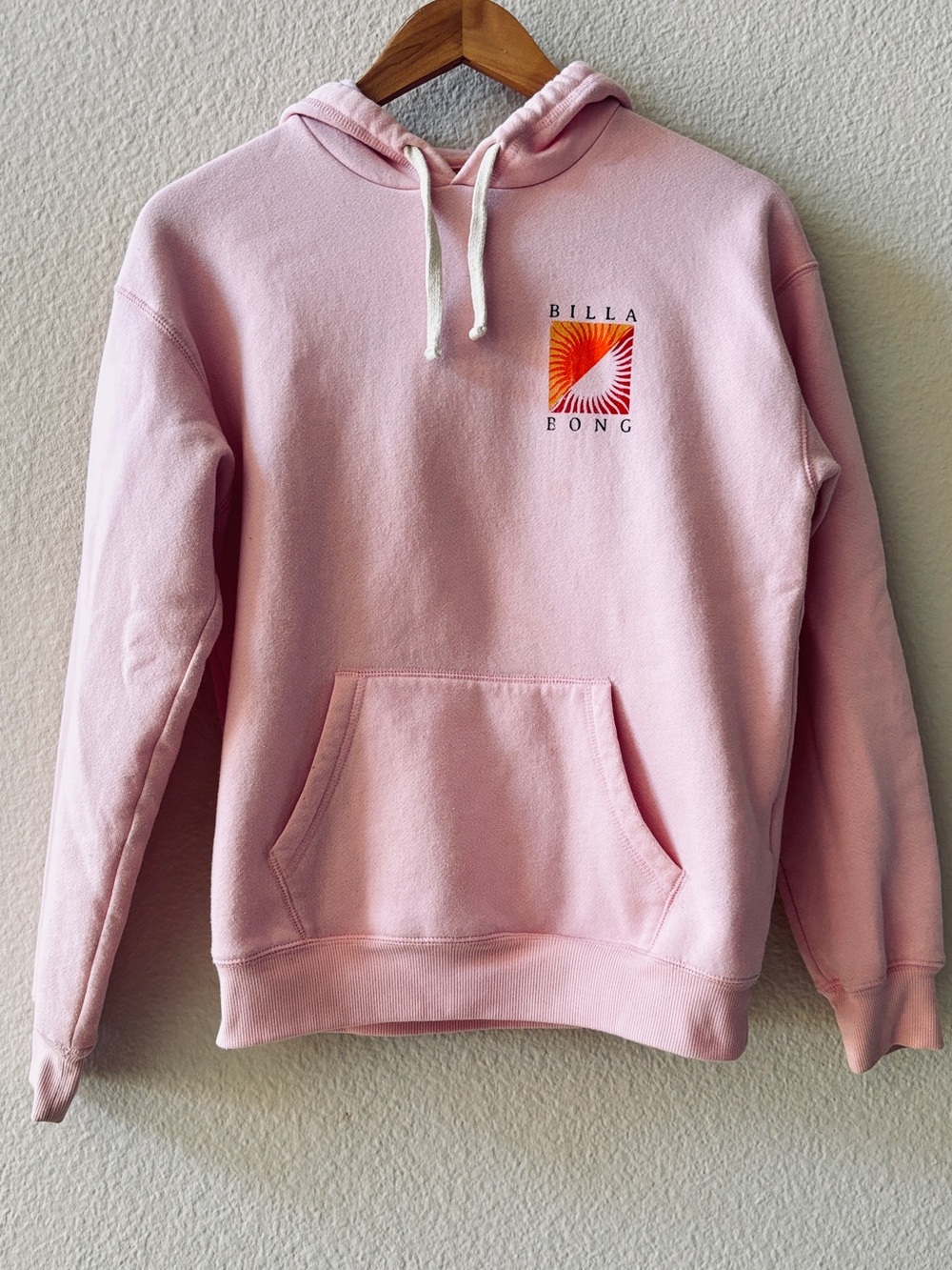 Billabong Pink Sun Hoodie Women’s Sweatshirt Size S